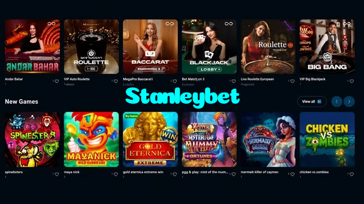 available types of Stanleybet bet including pre-match live express and system bets